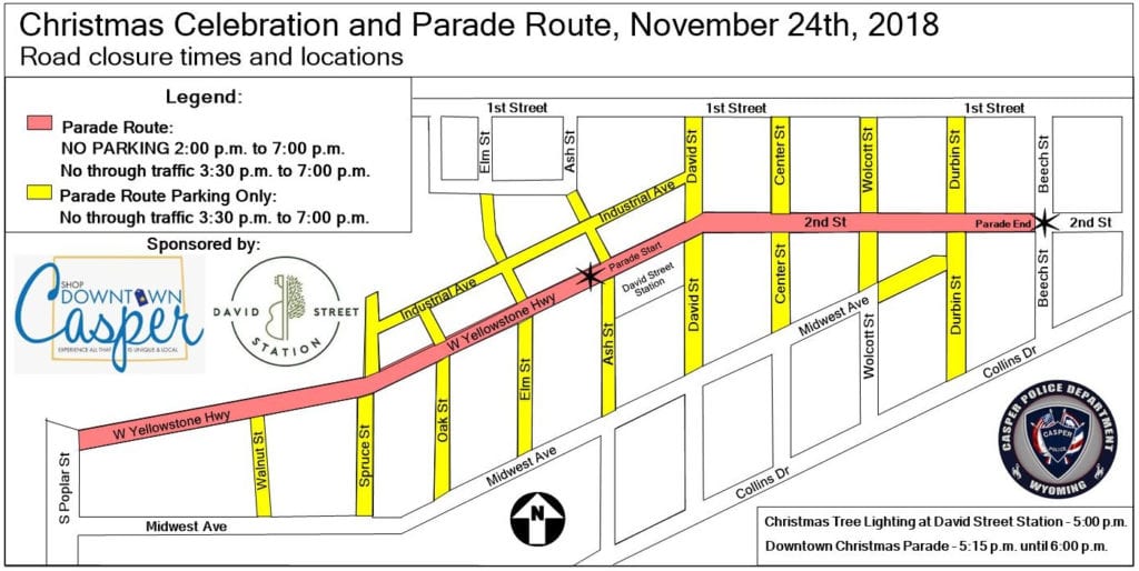 Casper Christmas Parade Nov. 24th, Route and Schedule Casper, WY Oil