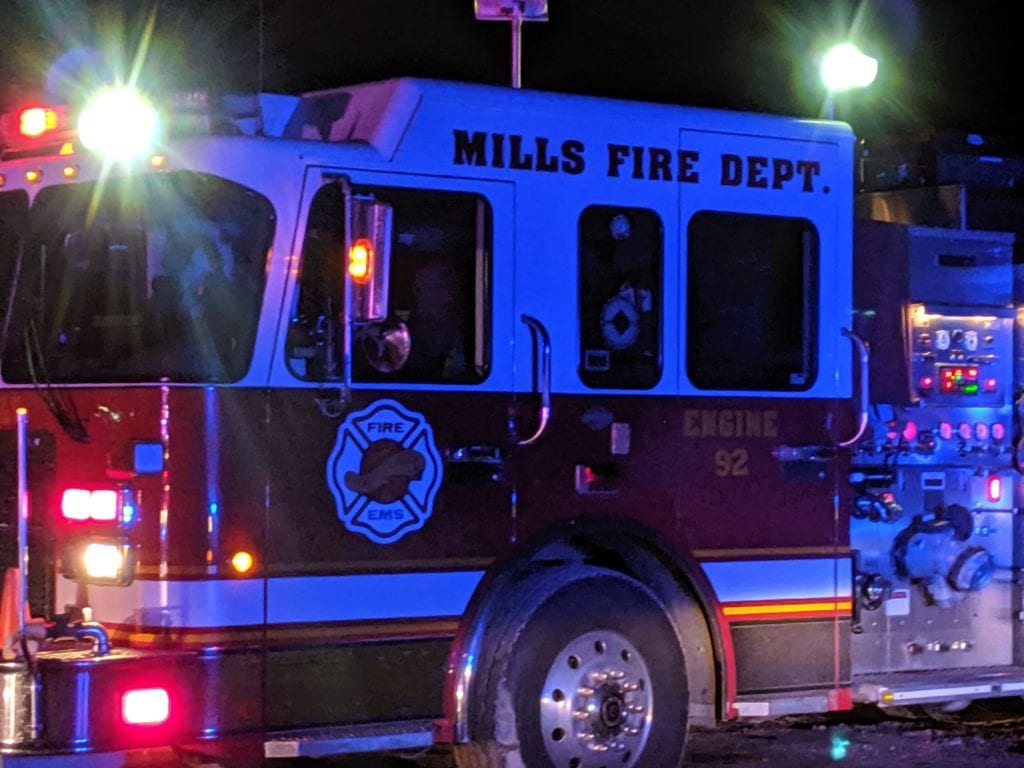 fire dept blue lights