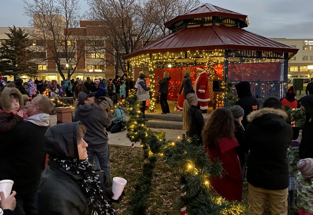 Holiday Square lighting ushers in holiday season in Casper (Photos
