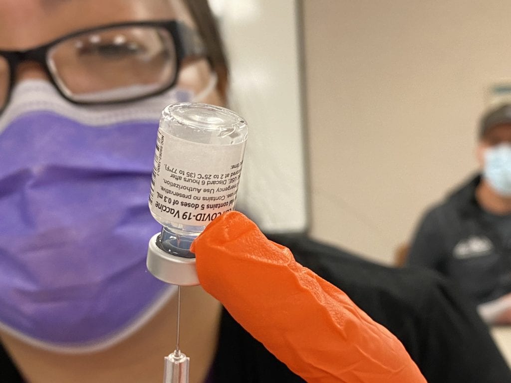 First vaccine in Natrona County