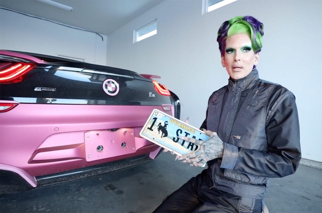 Jeffree Star shares first photos of destroyed Rolls Royce after his car  flipped three times in scary crash  The US Sun