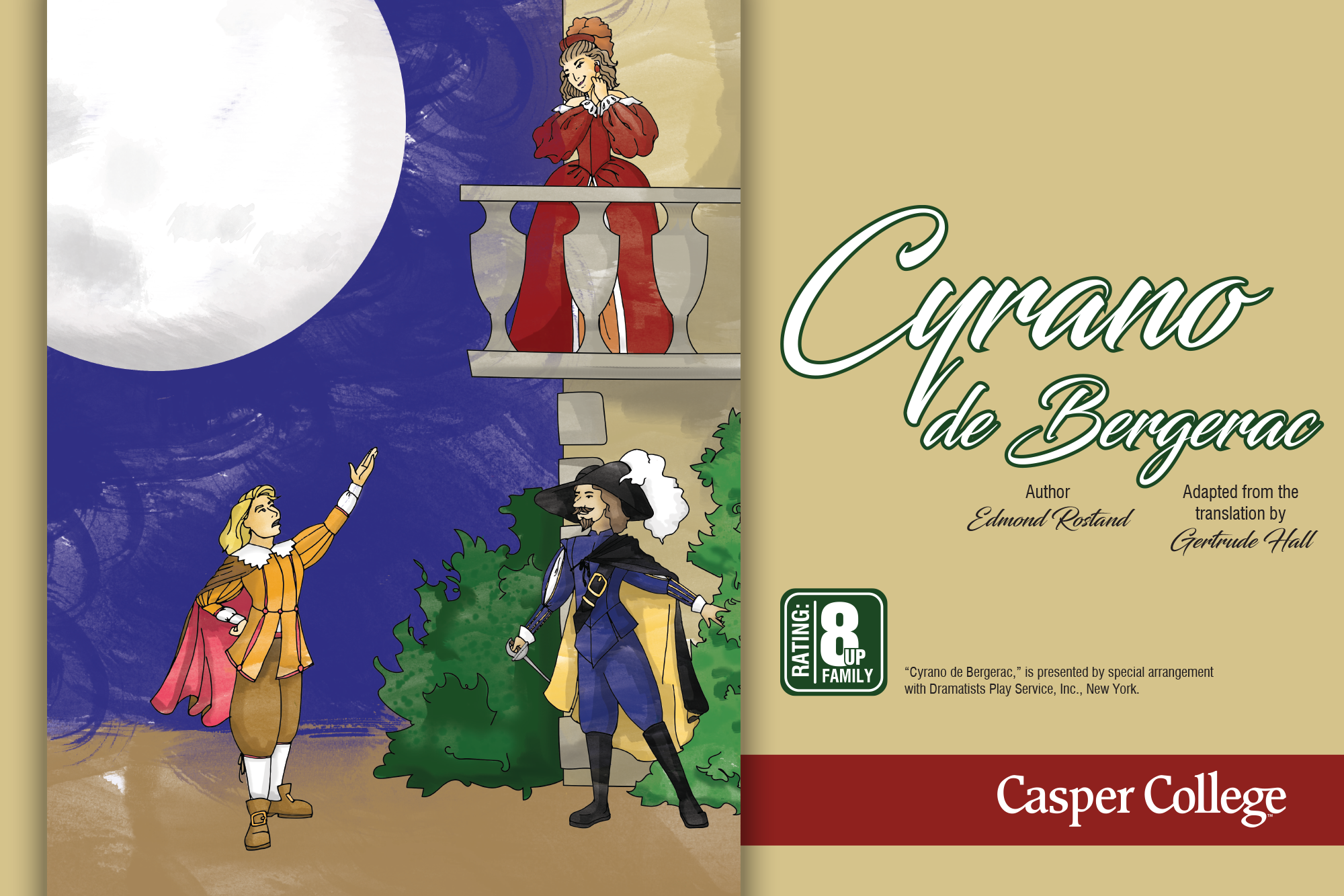 Tickets for “Cyrano de Bergerac” are now on sale.