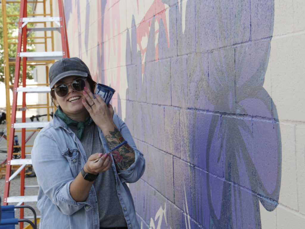 (PHOTOS) Casper's newest mural takes shape this week at future home of ...