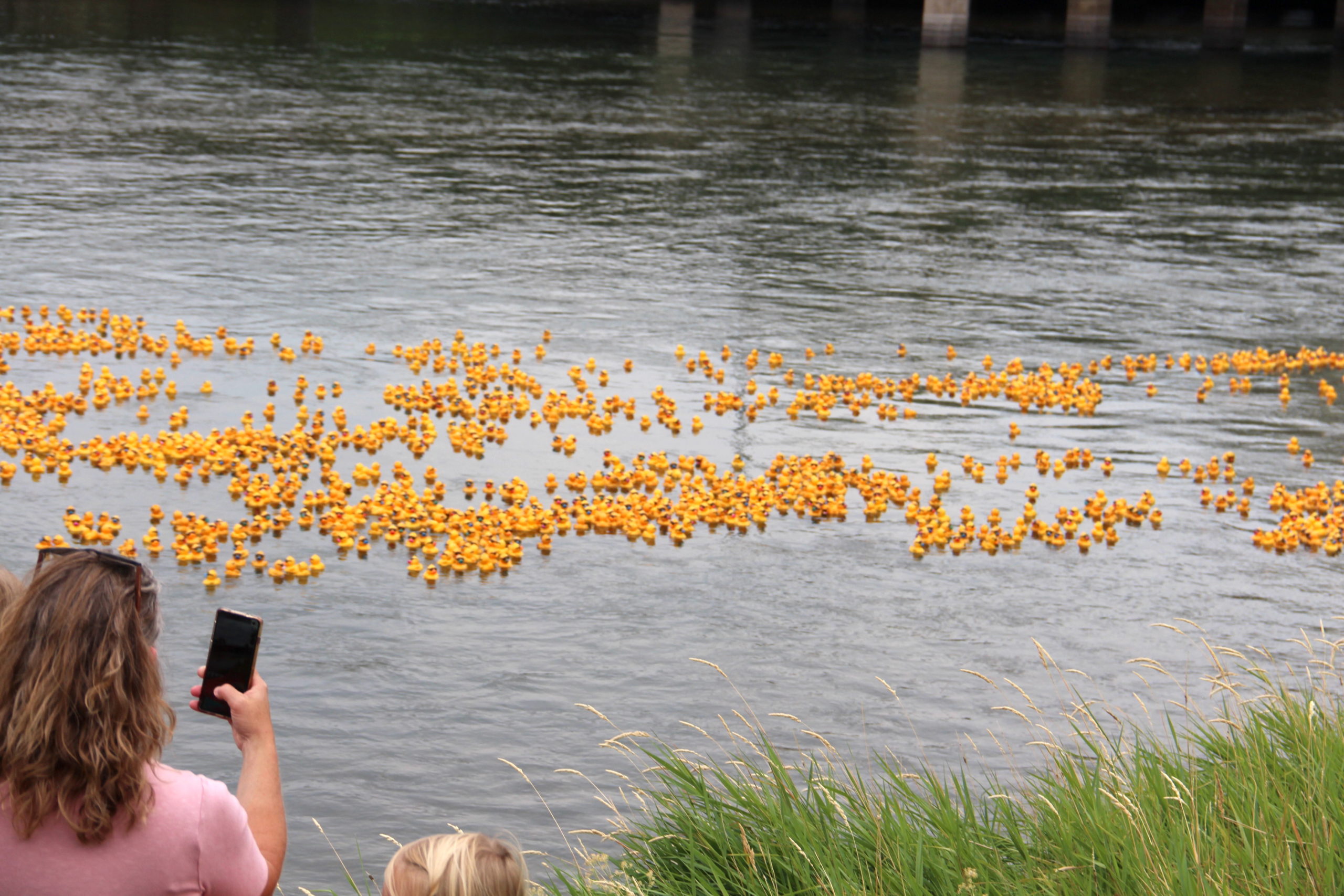 (PHOTOS) Riverfest brings in hundreds for Duck Derby, opening of