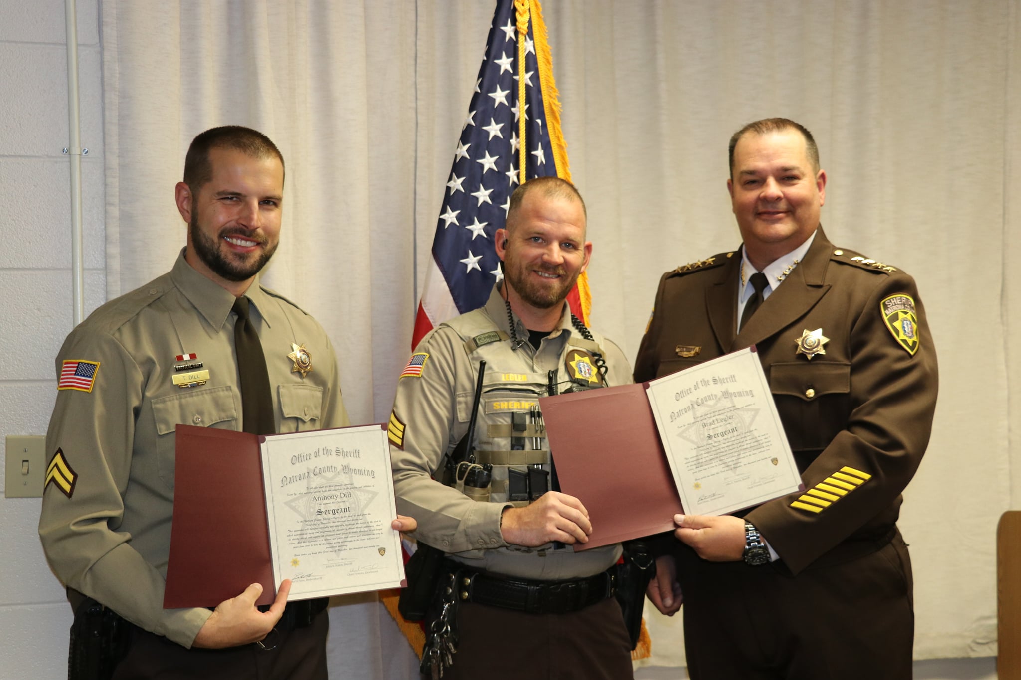 Natrona County Sheriff's announces new sworn deputy, three promotions ...