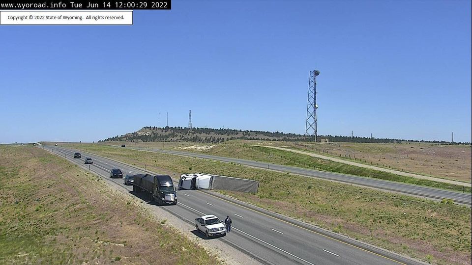 Crash amid ‘ridiculously strong wind gusts’ on I-25 in Wyoming; highways closed due to flooding