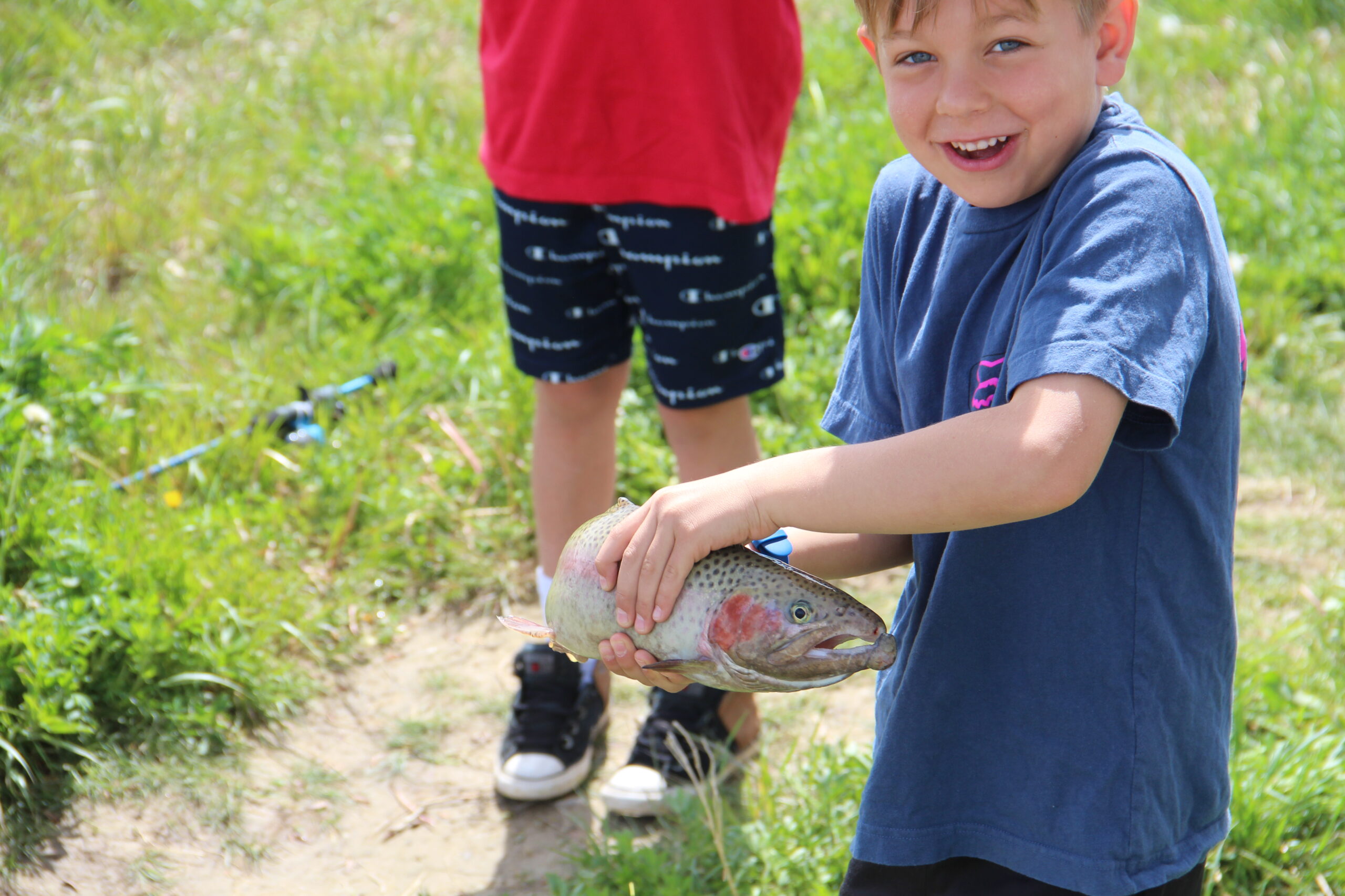 PHOTOS Families Angle For Trout Catfish At Yesness Pond During Free