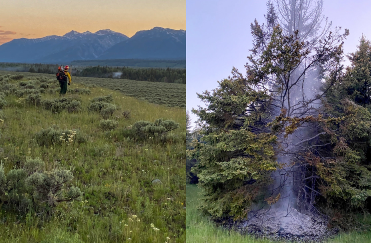 Lightning starts fire in Grand Teton; fire danger elevated in Grand Teton,  Yellowstone, Bridger-Teton, National Elk Refuge - Casper, WY Oil City News