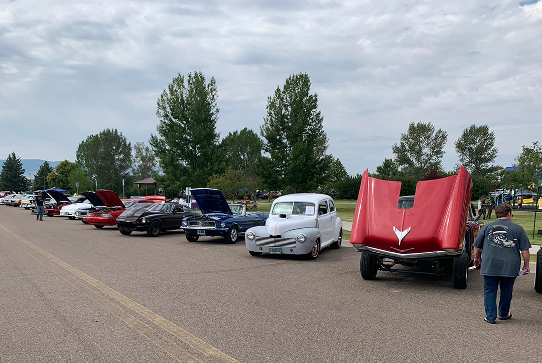 All vehicles for 5th annual Bar Nunn Fire Dept. Car Show