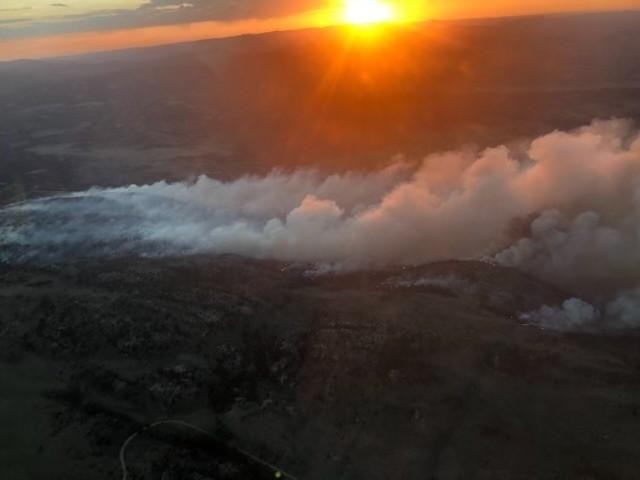 Monday Creek Fire near Albany/Converse County line at 73% containment,  authorities say - Casper, WY Oil City News