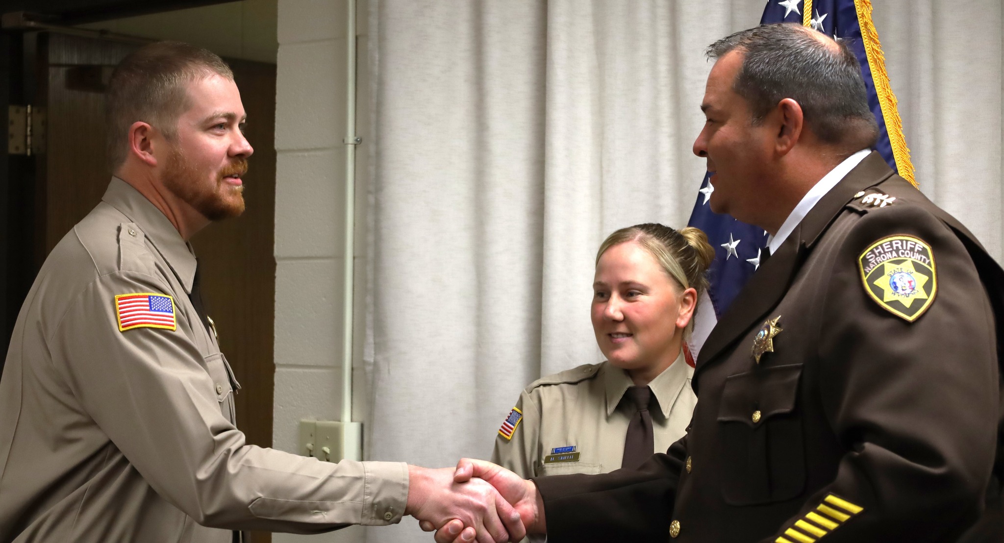 Sheriff's Office swears in new deputies, promotes detention center vets