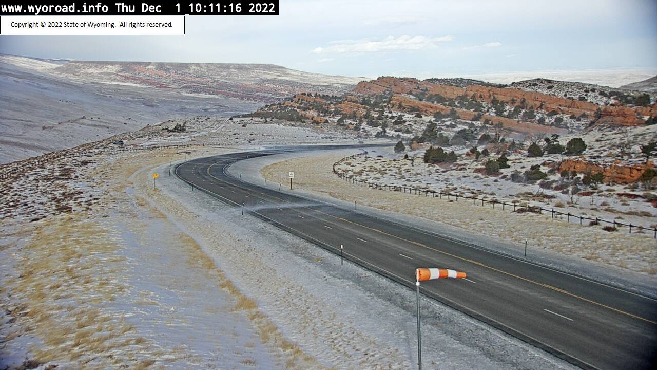 Wind closures on I80, various Wyoming highways; South Pass area